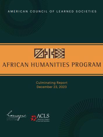 AHP Culminating Report cover
